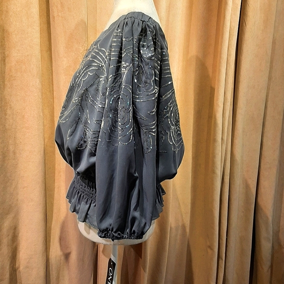 Onyx Nite sequined blouse - Picture 6 of 11